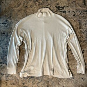 Women's AE brushed mock neck top